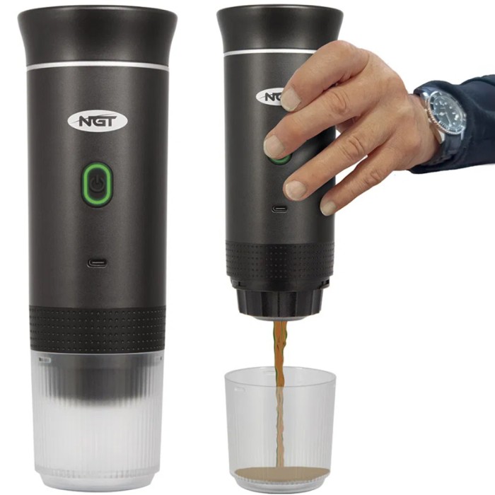 NGT Portable Espresso Coffee Machine & Case - Image 4