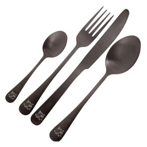 NGT 4 Piece Matt Effect Cutlery Set & Neoprene Case