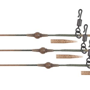 Fox Edges Heli-Clip Rigs 50lb Leadcore 3pcs