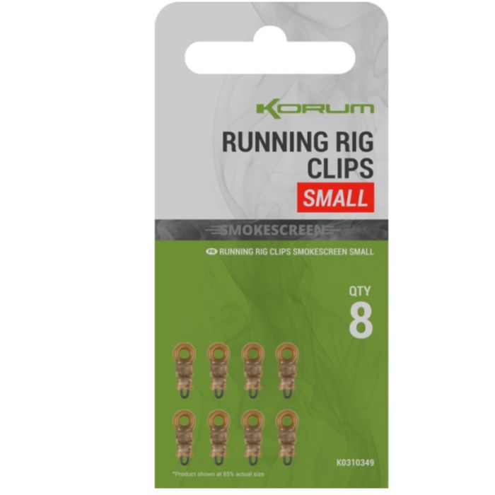 Korum Smokescreen Running Rig Clips • NEXT DAY DELIVERY • TT