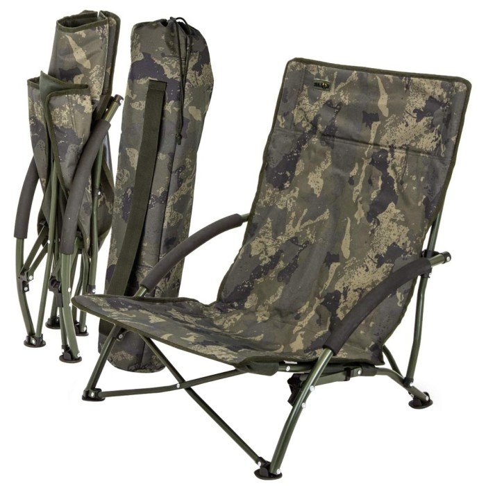 Solar Undercover Camo Fold Easy Chair Low • NEXT DAY DELIVERY • TT