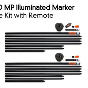 Fox Halo Illuminated Marker Pole - 2 Pole Kit Inlcuding Remote