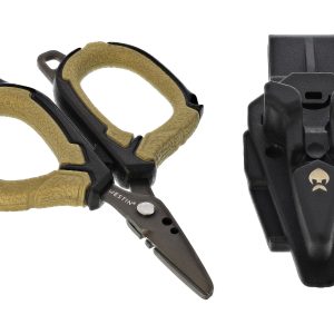 Westin BRAID SCISSORS INCL. SHEATH S 3.5"/8.9CM BLACK SAND