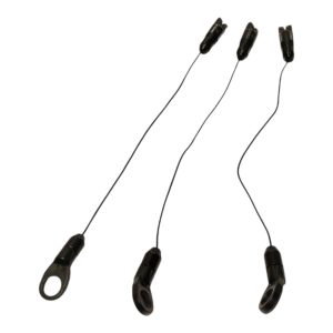 3x Nash Siren Optics Mega Head Bobbins Black - F3 - PRE LOVED