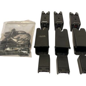 3x Delkim EV D Alarms with Snags and Night Lights - F2 - PRE LOVED