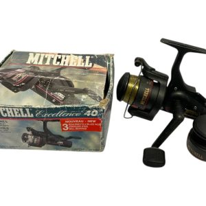 1x Mitchell Excellence 40 With Spare Spool In Box - E4 - PRE LOVED