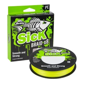 Berkley Sick Hi-Vis Yellow Braid 300m