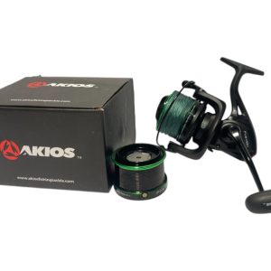 1x Akios Fury FX8 With Spare Spool In Box - C25 - PRE LOVED