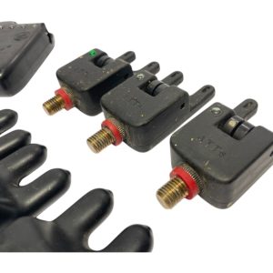 Alternative view of 3x Gardner ATTS Alarms with Recevier Green (CRACKED RECIEVER) - F24 - PRE LOVED