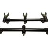 2x Matrix Black 3 Rod Adjustable Buzz Bars WIth Rests - C23 - PRE LOVED