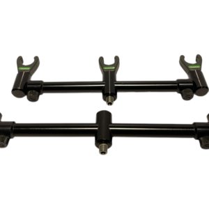2x Matrix Black 3 Rod Adjustable Buzz Bars WIth Rests - C23 - PRE LOVED