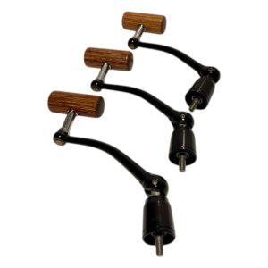 Alternative view of 3x Daiwa Basia Custom Wooden Handles - J9 - PRE LOVED