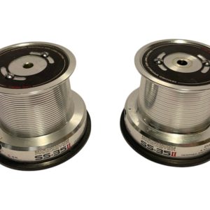 未使用ダイワDaiwa TOURNAMENT PROCASTER SS-35II 2x Daiwa Tournament Pro Caster Ss35 Spare Spools - J6 - PRE LOVED