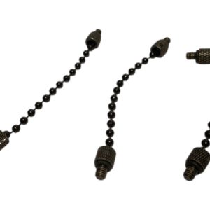 3x Solar Black Short Ball Chains - F22 - PRE LOVED
