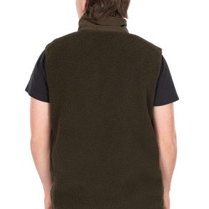 Fox Olive Sherpa Hybrid Gilet - Image 3
