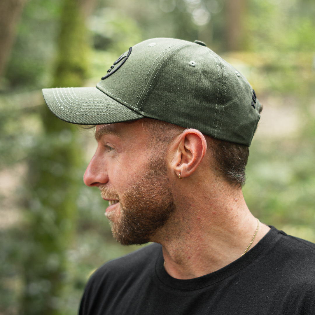 Terreign Icon Baseball Cap Green with Black - Image 2