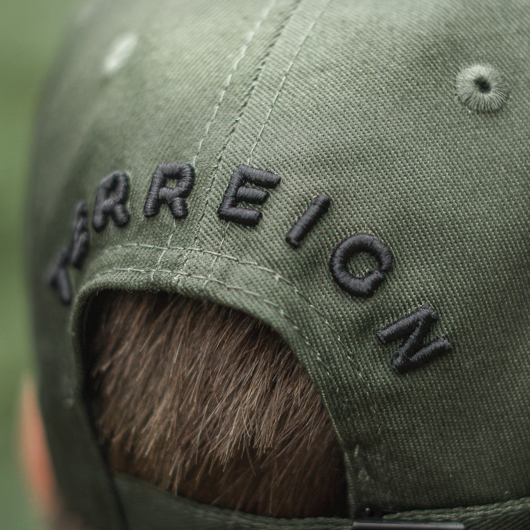 Terreign Icon Baseball Cap Green with Black - Image 6