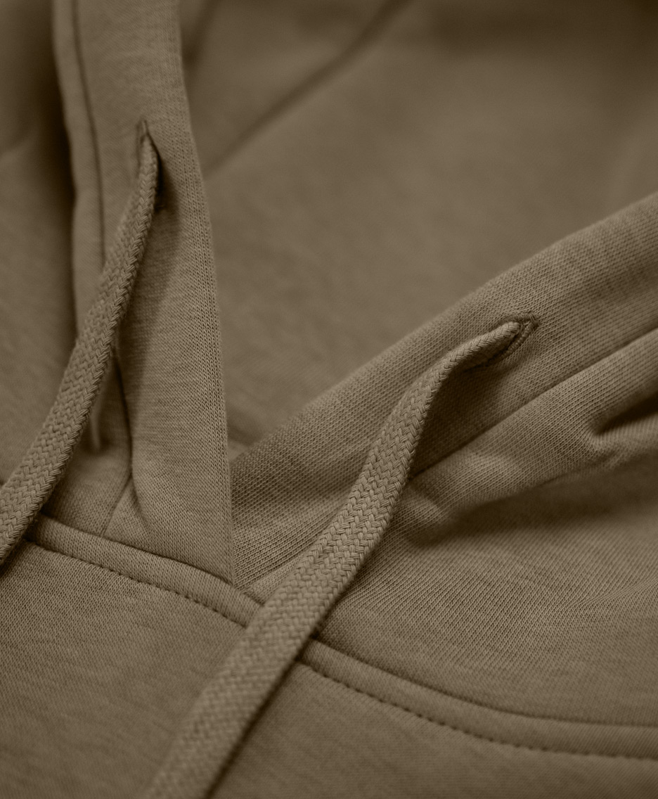 Kumu Waves Hoodie Ash Brown - Image 6