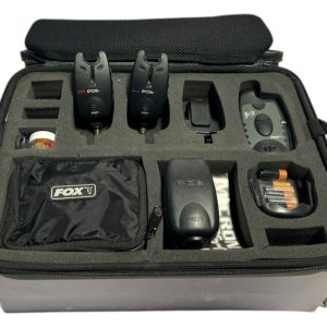2x Fox EOS R Alarms with Receiver In Case and Box - S164 - PRE LOVED