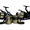 2x Shimano Big Blue Medium Baitrunners with Spare Spools - B26 - PRE LOVED