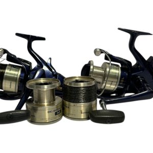 2x Shimano Big Blue Medium Baitrunners with Spare Spools - B26 - PRE LOVED