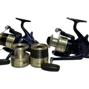 Alternative view of 2x Shimano Big Blue Medium Baitrunners with Spare Spools - B26 - PRE LOVED
