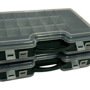 2x Unbranded Tackle Boxes - S165 - PRE LOVED