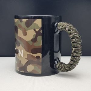 Terreign Signature Black Mug - Chesta Camo (Paracord Handle) - Image 3