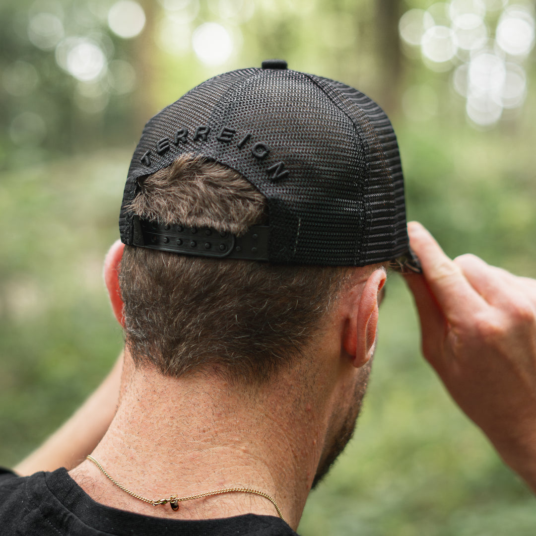 Terreign Stealth Trucker Cap Black - Image 3