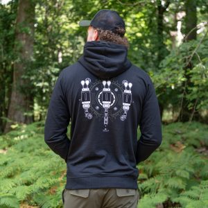 Terreign Retro Bobbin Hoodie Black