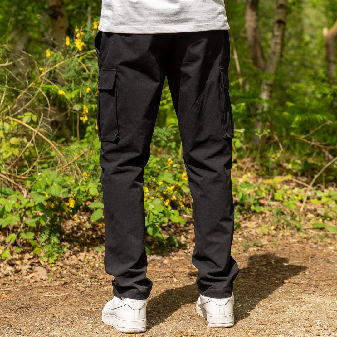 Terreign Timeless Cargo Trousers Black - Image 3