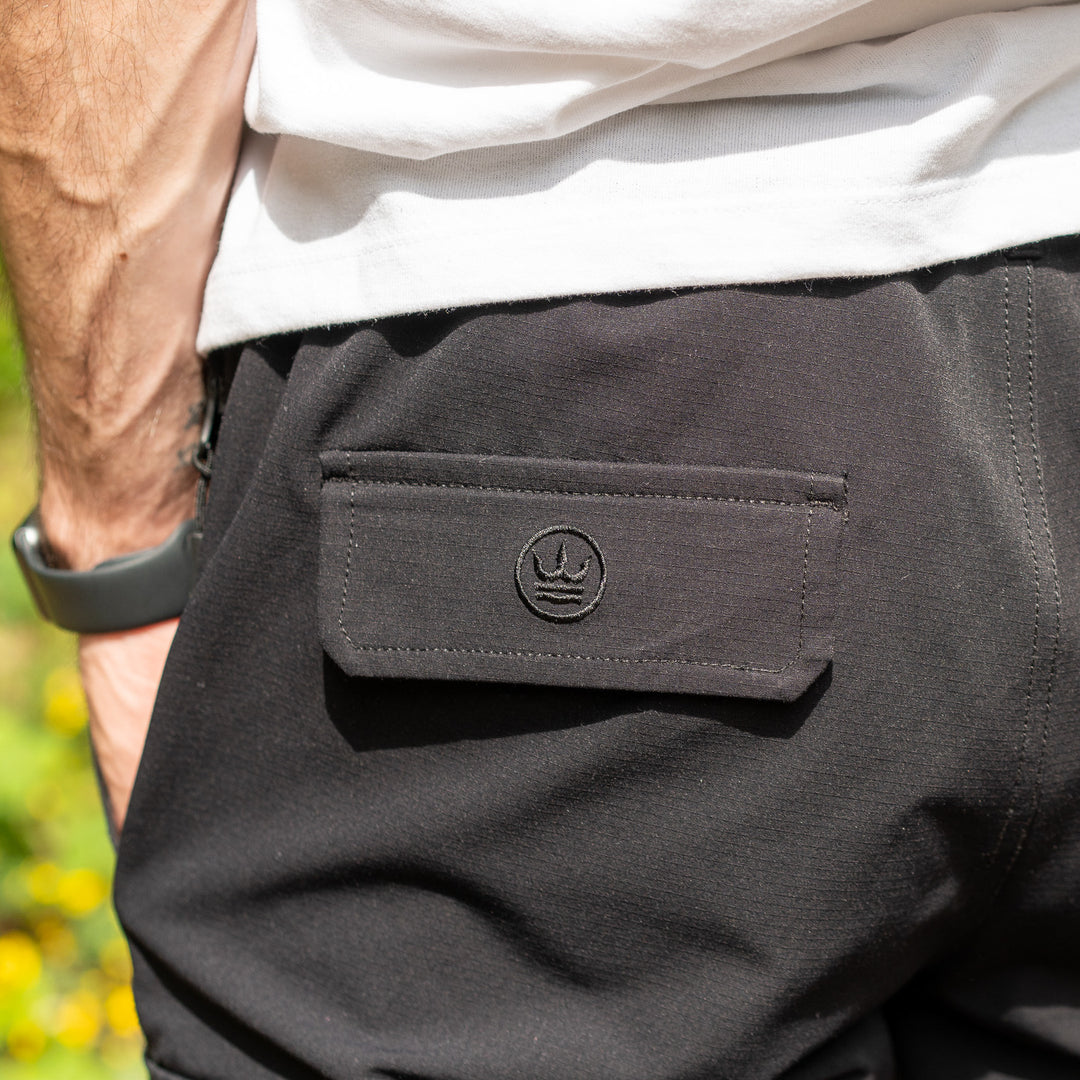 Terreign Timeless Cargo Trousers Black - Image 11