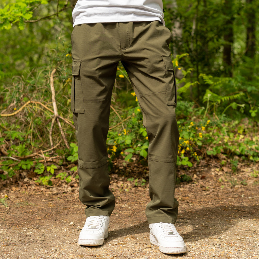 Terreign Timeless Cargo Trousers Green - Image 2