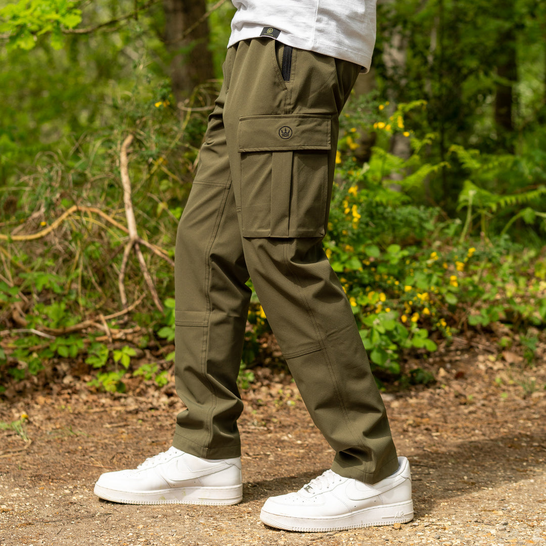 Terreign Timeless Cargo Trousers Green - Image 3