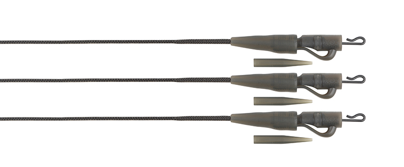 Fox Edges Naturals 50lb Leadcore Lead Clip Leaders 3pcs