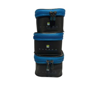 3x Preston XS Accessory Cases - F11 - PRE LOVED