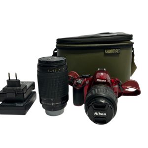 1x Nikkon D3100 Camera with 18-55mm Kit Lense and 70-300 Lense in Korda Camera Bag - D11 - PRE LOVED