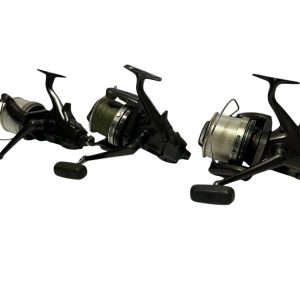 Alternative view of 3x Shimano Longcast Big Baitrunners - 1 Missing Line Guard - H1  - PRE LOVED