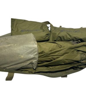 Alternative view of 1x Fox Frontier Bivvy with Groundsheet, Infill and Vapour Peak - YEL114 - PRE LOVED