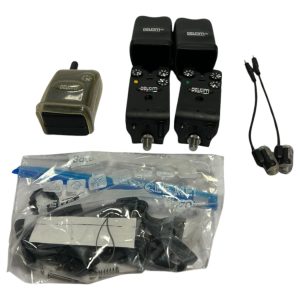 Alternative view of 2x Delkim Txi Plus with Receiver Lights and D Locks Yellow Green - F27