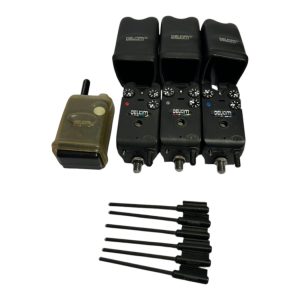 Alternative view of 3x Delkim Txi Plus Alarms with Receiver and Snags B/P/R - F18