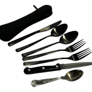 1x Ridgemonkey Cutlery Set with Normal Knife/Spoon - I5