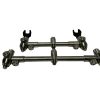 2x Jag Adjustable 3 Rod Buzzbars Stainless 6.5&8.5 Inch With Butt Rests - J8 - PRE LOVED