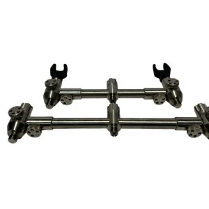 Alternative view of 2x Jag Adjustable 3 Rod Buzzbars Stainless 6.5&8.5 Inch With Butt Rests - J8 - PRE LOVED