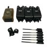 3x Delkim Txi Plus with Reciever, Snags and D Locs - B/P/G - B11 - PRE LOVED