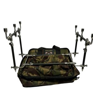1x Dobbins Bobbins Swan 3 Rod Pod in Camo DB Bag - A120 - PRE LOVED
