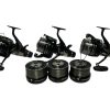 3x Shimano 10000RA X-Aero with Spare Spools - E5 - PRE LOVED