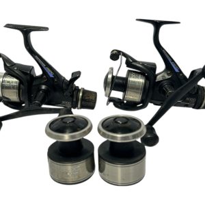 2x Shimano Aero 5000GTE with 2 Spare Spools - E16 - PRE LOVED