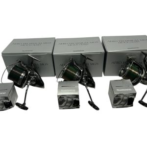 3x Shimano Aero Technium MGS XSD 14000 with Boxes and Spare Spools - PRE LOVED
