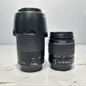1x Canon EOS 1300D with EFS 18-55 and EF -300 Lenses - E27 - PRE LOVED - Image 4